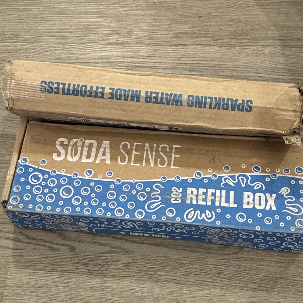 Soda Sense 60L Threaded Full Refillable CO2 Canister 4 Pack, Open Box 20936